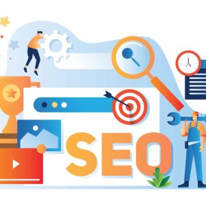 SEO Optimization Illustration (AI)