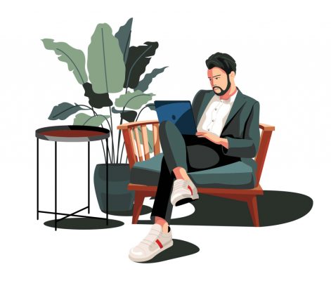 Work Environment Illustration (AI)